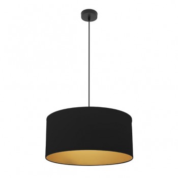 Distribuidor - Lâmpadas Diversas | Colgantes Moderno | COLGANTE ANUSKA 1XE27 NEGRO/NEGRO-ORO REGX50X50 CM Ref: 188695009